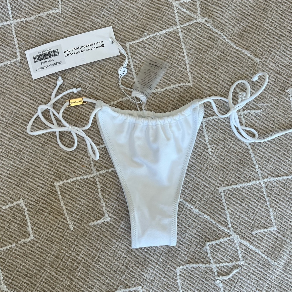 White Fox bikini bottoms